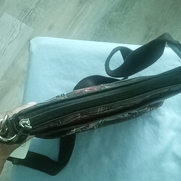 (Final Sale)Coach Black and Red Plaid Crossbody Bag - Picture 11 of 11